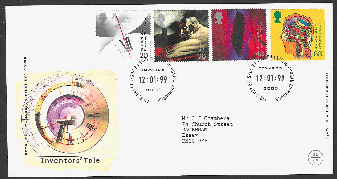 Great Britain FDC - Inventors Tale, 2000 - GGG00369