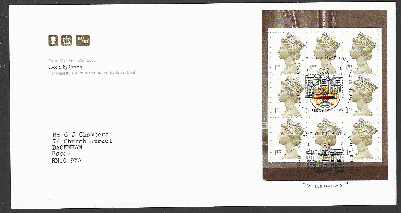 Great Britain FDC - Majesty's Stamps Celebrated, 2000 - GGG00379