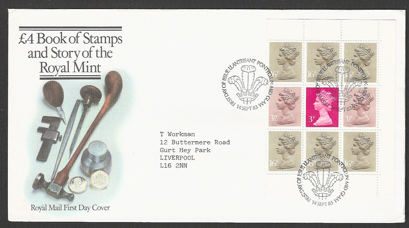 Great Britain FDC - Book of Stamps and Story of Royal Mint, 1983 - GGG00388