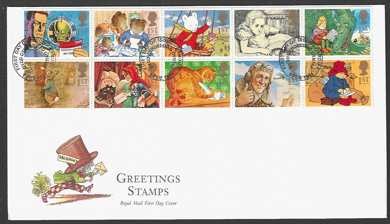 Great Britain FDC - Greeting Stamps, 1994 - GGG00403