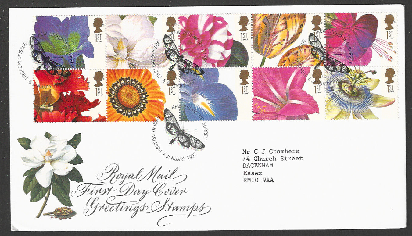 Great Britain FDC - Greeting Stamps, 1997 - GGG00406