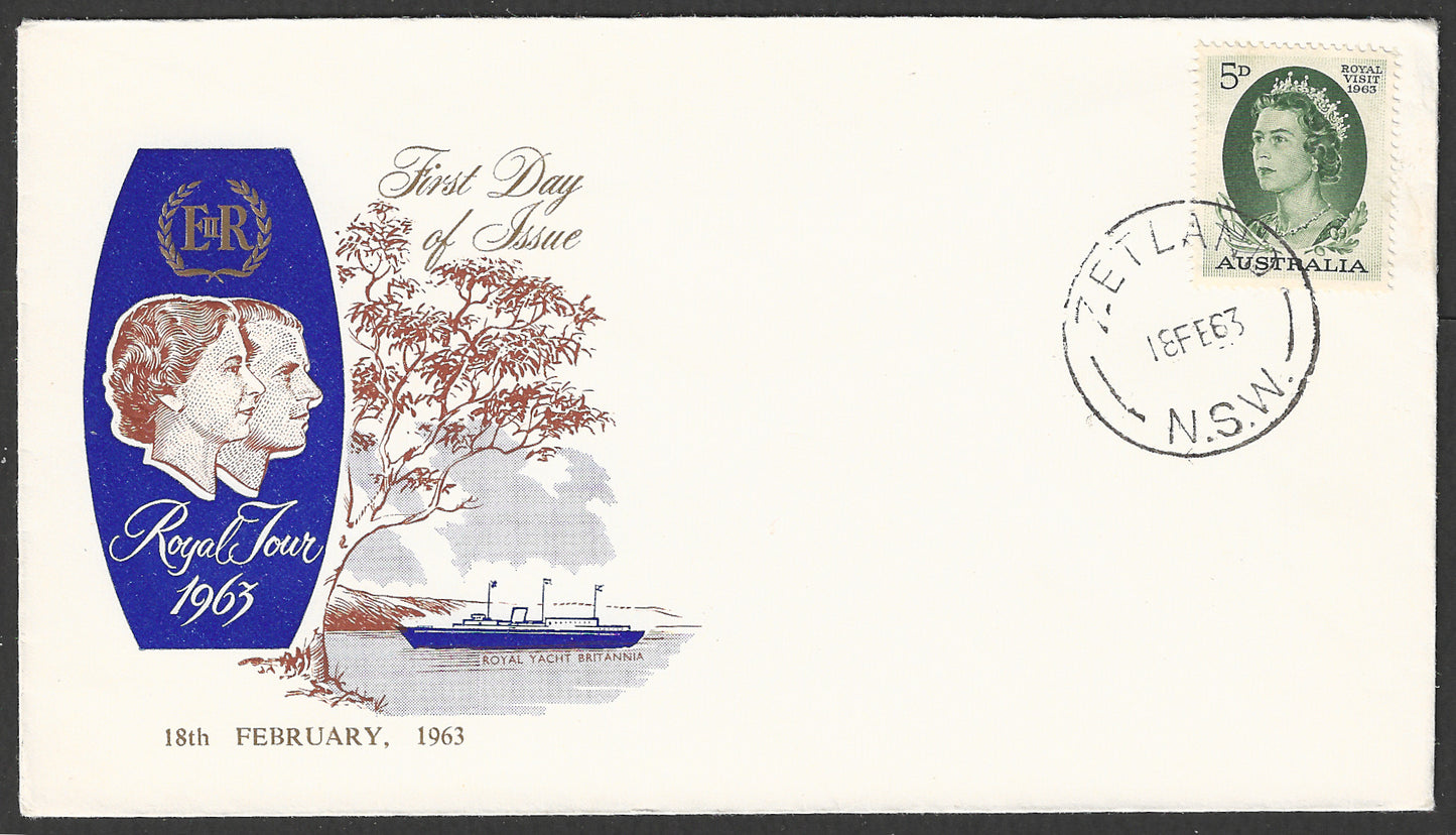 Australia FDC - Royal Tour , 1963 - GGG00579