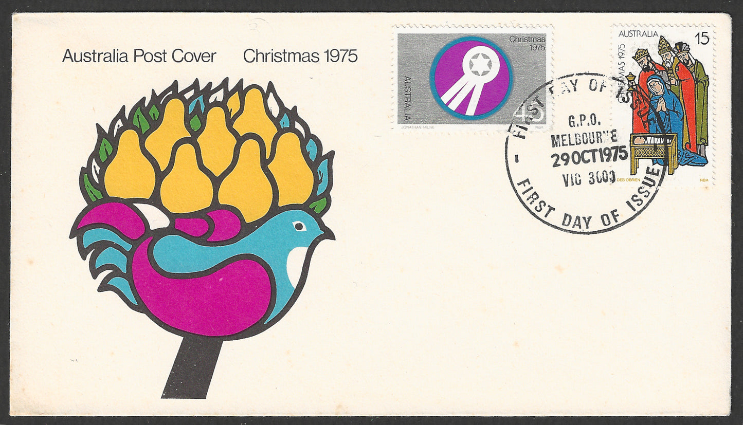 Australia FDC - Christmas, set , 1975 - GGG00586