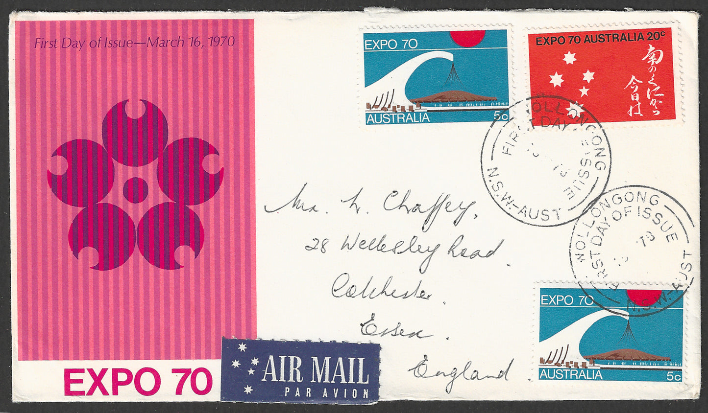 Australia FDC - EXPO, 1970 - GGG00636