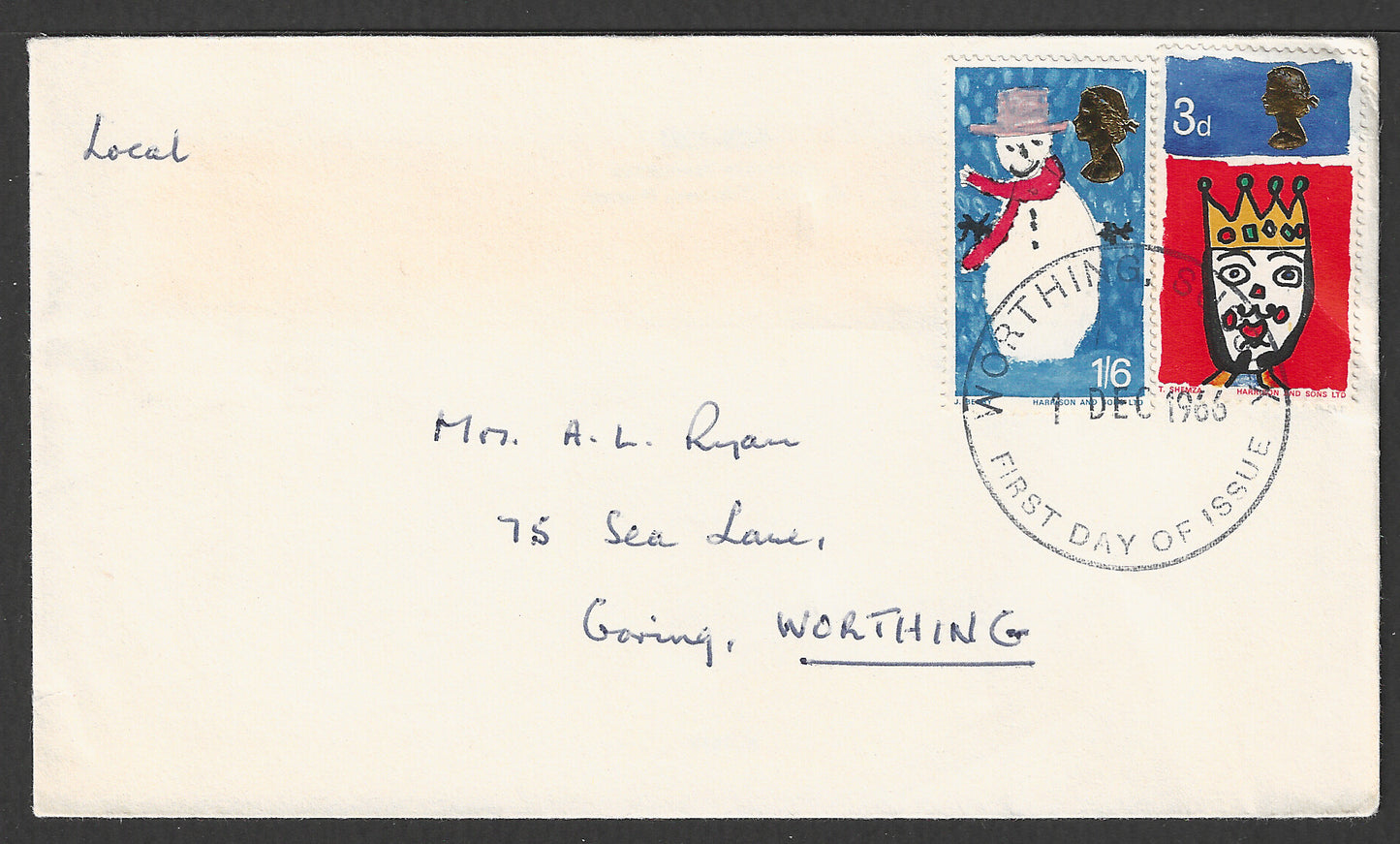 Great Britain - Cover - Postally used , 1966- GGG00825