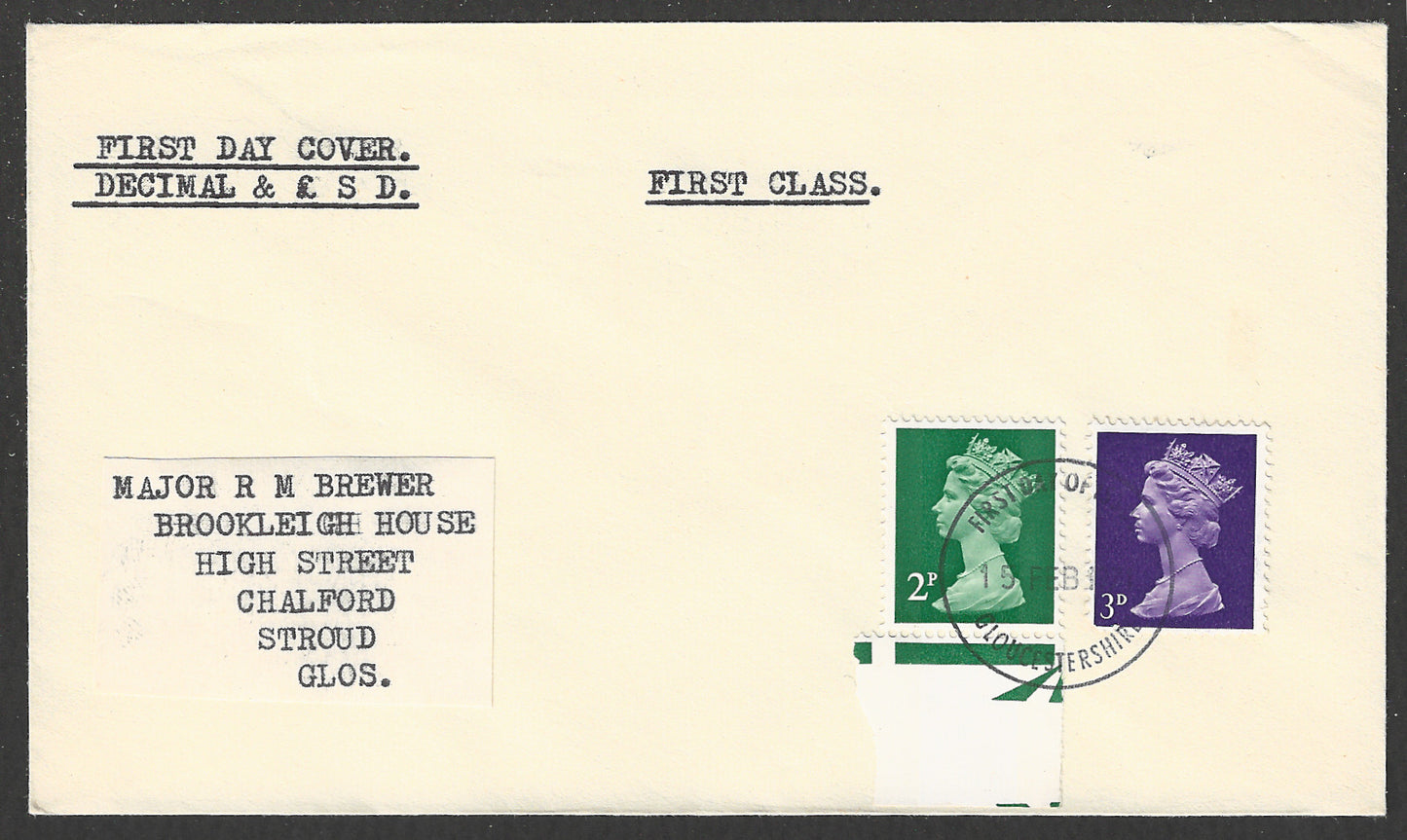 Great Britain - Cover - FDC - Decimal , 1971 - GGG00834