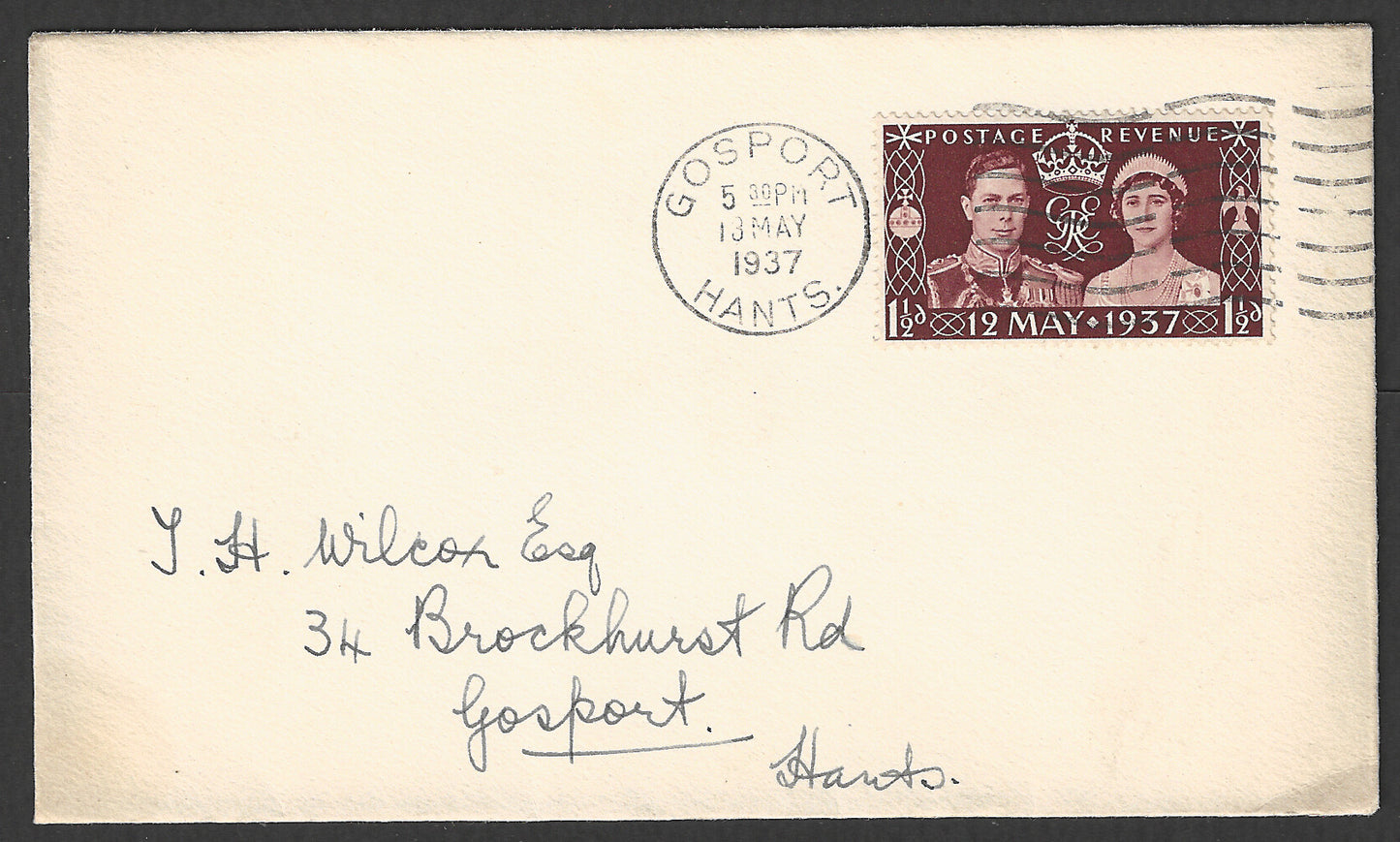 Great Britain - Cover - FDC - Coronation, 1937 - GGG00836