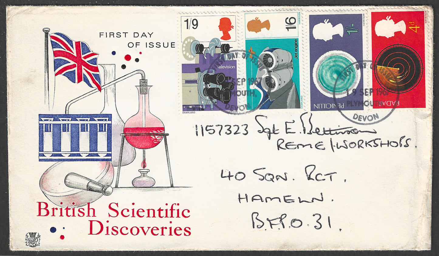 Great Britain - FDC - British Scientific Discoveries , 1967 - GGG00838