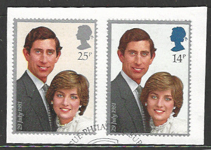 Great Britain Stamps, Used On Piece - VVV00677