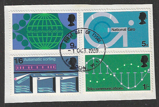 Great Britain Stamps, Used On Piece Complete Set - VVV00679
