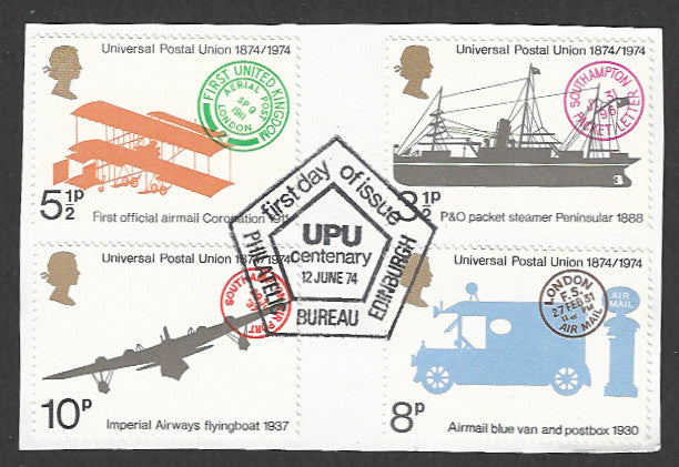 Great Britain Stamps, Used On Piece Complete Set - VVV00681
