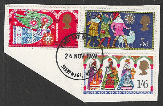 Great Britain Stamps, Used On Piece Complete Set - VVV00682