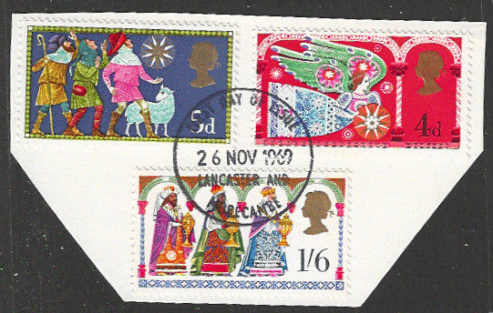 Great Britain Stamps, Used On Piece Complete Set - VVV00699