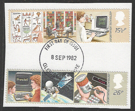 Great Britain Stamps, Used On Piece Complete Set - VVV00702