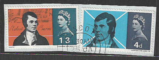 Great Britain Stamps, Used On Piece Complete Set - VVV00706