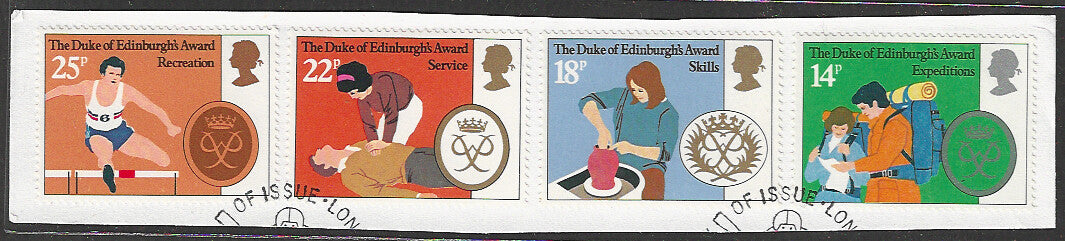 Great Britian Stamps Complete set On Paper removed from FDC - VVV00724