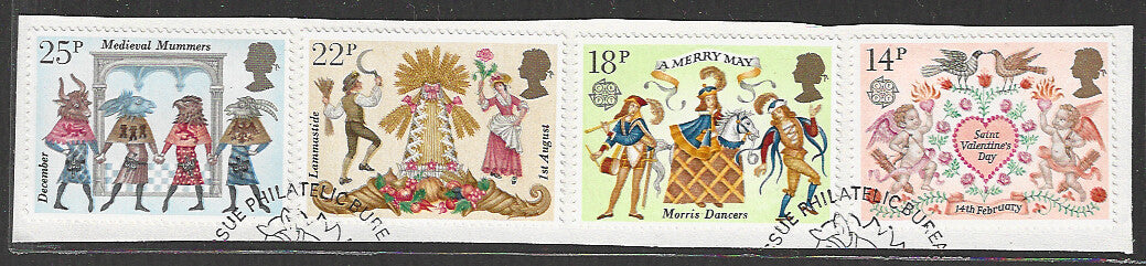 Great Britian Stamps Complete set On Paper removed from FDC - VVV00725