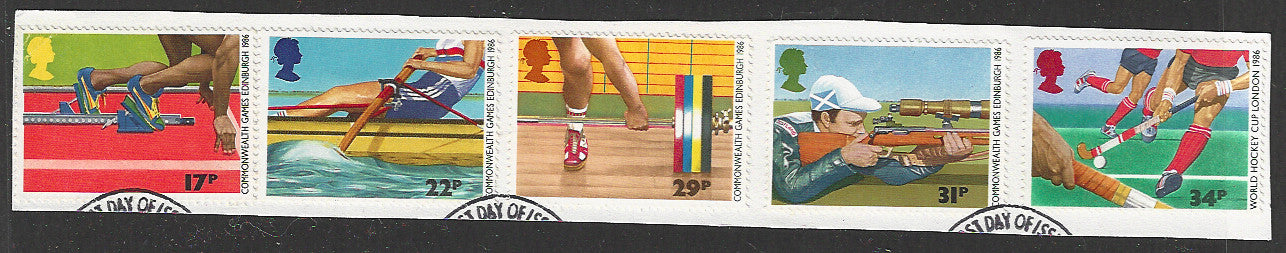 Great Britian Stamps Complete set On Paper removed from FDC - VVV00738