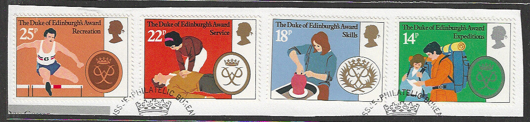Great Britian Stamps Complete set On Paper removed from FDC - VVV00744