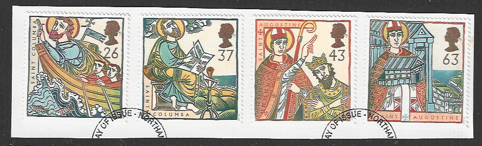 Great Britian Stamps Complete set On Paper removed from FDC - VVV00756