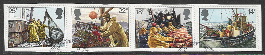 Great Britian Stamps Complete set On Paper removed from FDC - VVV00757