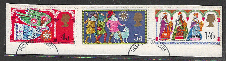 Great Britian Stamps Complete set On Paper removed from FDC - VVV00770