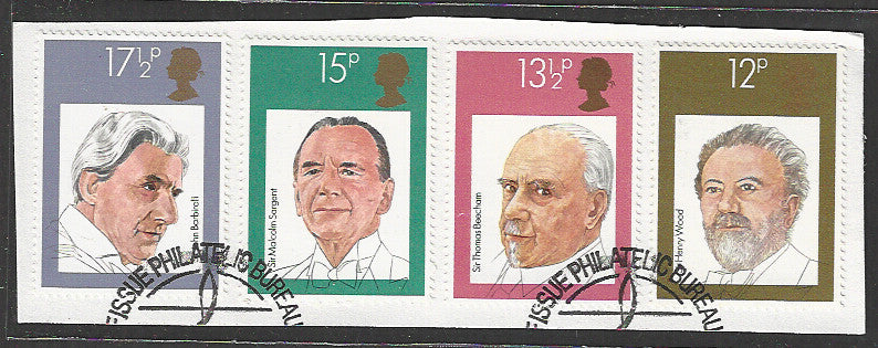 Great Britian Stamps Complete set On Paper removed from FDC - VVV00796
