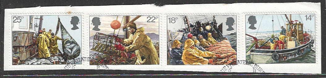 Great Britian Stamps Complete set On Paper removed from FDC - VVV00850
