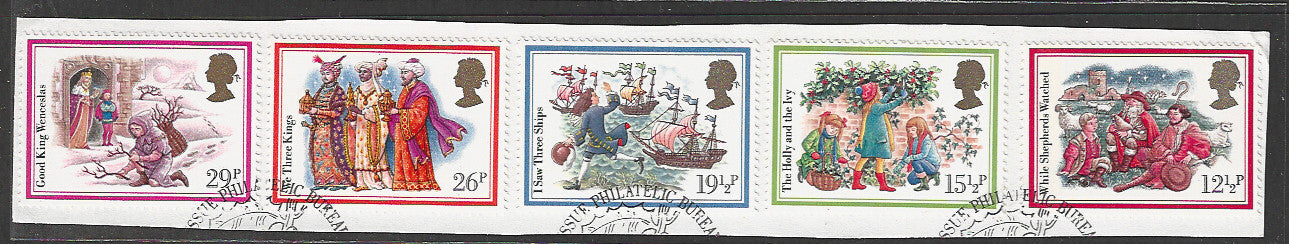Great Britian Stamps Complete set On Paper removed from FDC - VVV00887