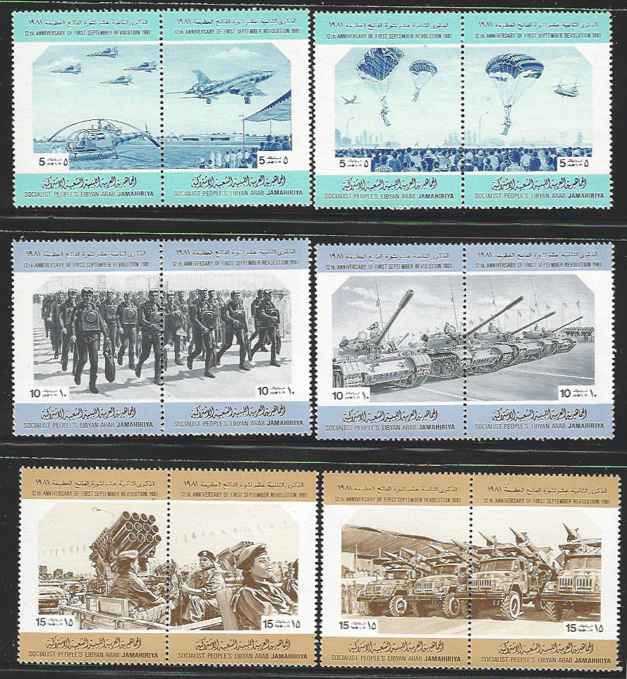 Liyan Set of 6 Pairs Values - Revolution - 1981 - VVV01189