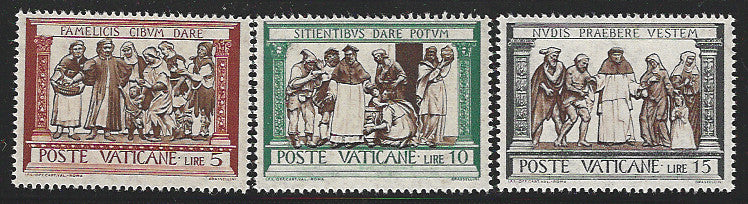 Vaticane stamps set of 3 Values - VVV01210