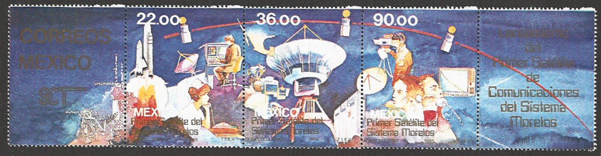 Mexico - Space set of 3 Values, Mint - VVV01458