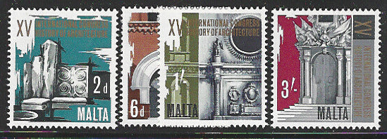 Malta stamps set - History of Architecture, Mint - VVV1672