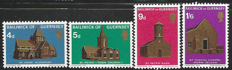 Guernsey stamps set - Churchs, Mint - VVV1681
