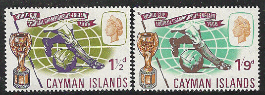Cayman Islands stamps set - Football, 1966, Mint - VVV1726