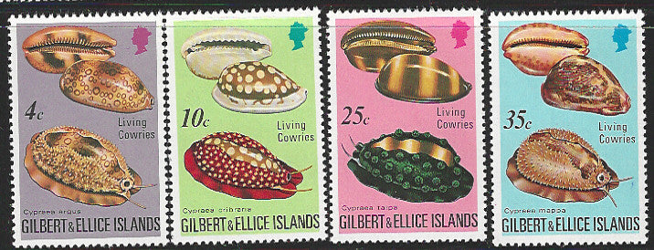 Gilbert & ellice Islands stamps set - Shells Mint - VVV1748
