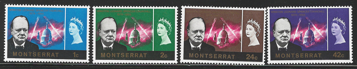 Montserrat - Winston Churchill, Complete, 1966, Mint - VVV2233