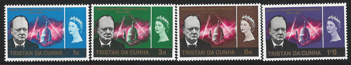 Tristan Da Cunha - Winston Churchill, Complete, 1966, Mint - VVV2237