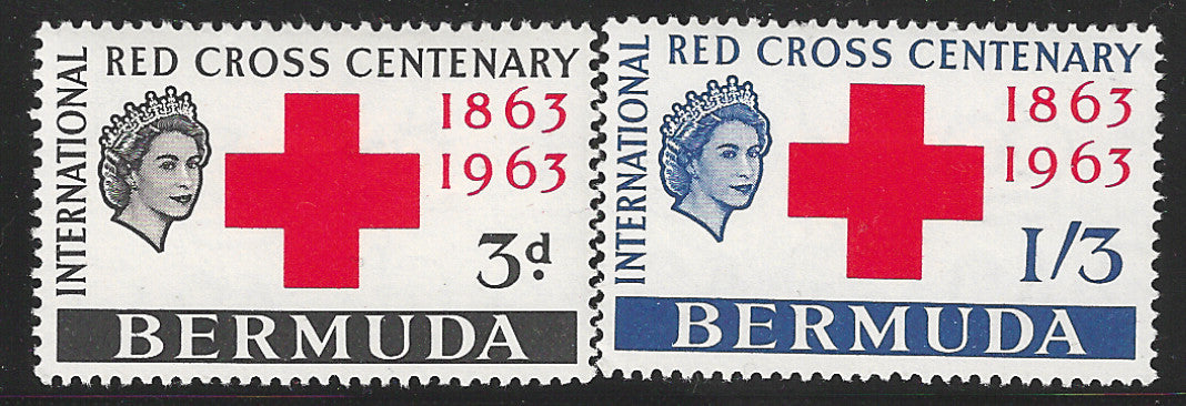Bemuda - Red Cross, 1963 , Mounted Mint stamps - VVV02793