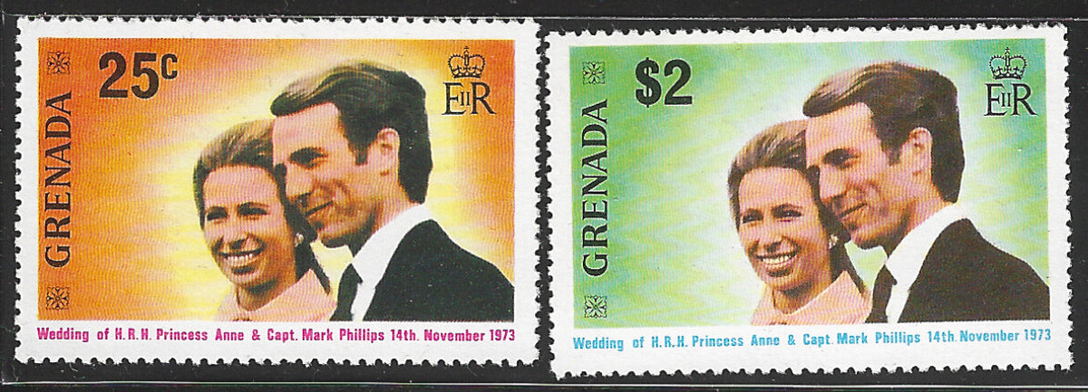 Grenada - H R H The Pricess Anne Royal Wedding , 1973. - VVV02842