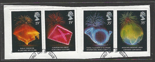 Great Britain stamps - FDC Used On Piece complete set - Used - VVV00008