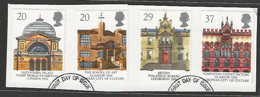 Great Britain stamps - FDC Used On Piece complete set - Used - VVV00010