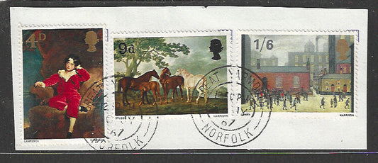 Great Britain stamps - FDC Used On Piece complete set - Used - VVV00013