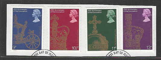 Great Britain stamps - FDC Used On Piece complete set - Used - VVV00014