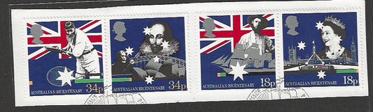 Great Britain stamps - FDC Used On Piece complete set - Used - VVV00019
