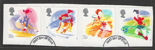 Great Britain stamps - FDC Used On Piece complete set - Used - VVV00020