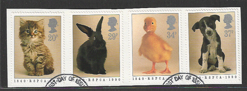 Great Britain stamps - FDC Used On Piece complete set - Used - VVV00023
