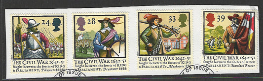 Great Britain stamps - FDC Used On Piece complete set - Used - VVV00024