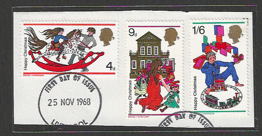 Great Britain stamps - FDC Used On Piece complete set - Used - VVV00031