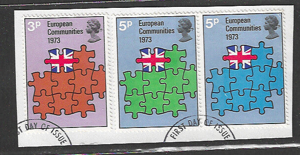 Great Britain stamps - FDC Used On Piece complete set - Used - VVV00036